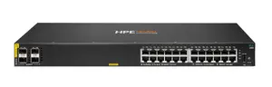 Managed Switch HPE Aruba Networking 6100 24G PoE 4SFP+ 370W L3