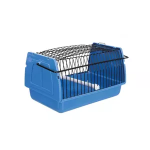 Trixie pet bird cage/stand TX-5901 for canary, metal/plastic, 220×140×150 mm, black/blue