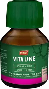 Liquid Zinc and Iodine Supplement for Exotic Birds 50 ml, vitapol