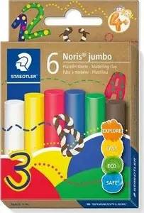 Пластилин FIMO Noris Jumbo 842 C6 — нетоксичный, легко формуется, стандартный размер