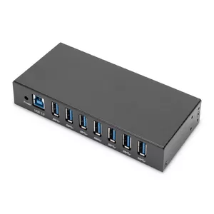 USB Хаб Digitus 7-Port Industrial Line USB 3.0 5000 Mbit/s Черный