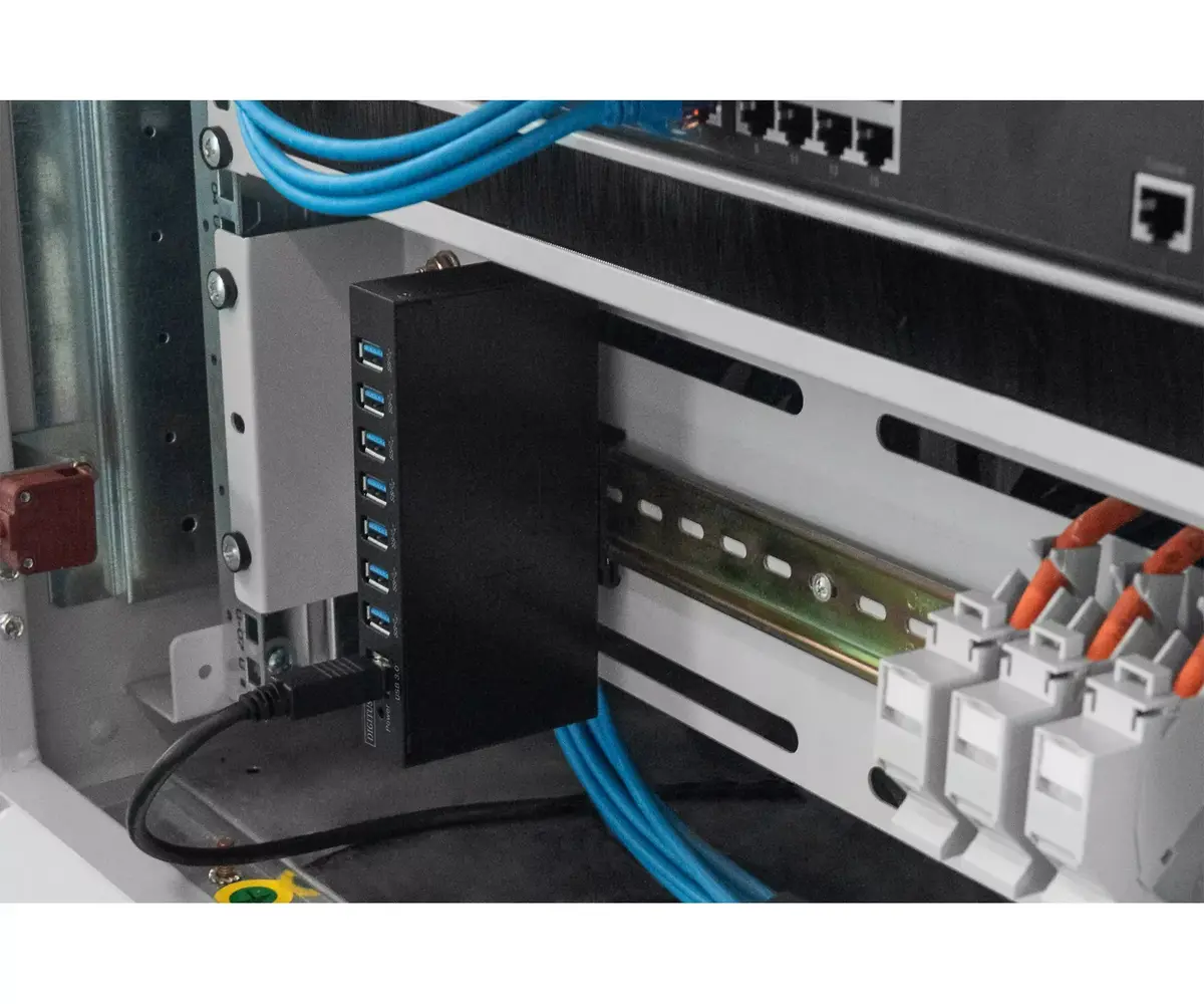 USB Хаб Digitus 7-Port Industrial Line Photo 2