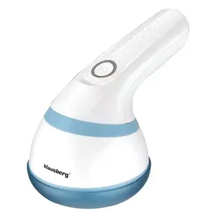 Фен для катышков Klausberg KB 7806 — перезаряжаемый, работающий от аккумулятора, бело‑голубой