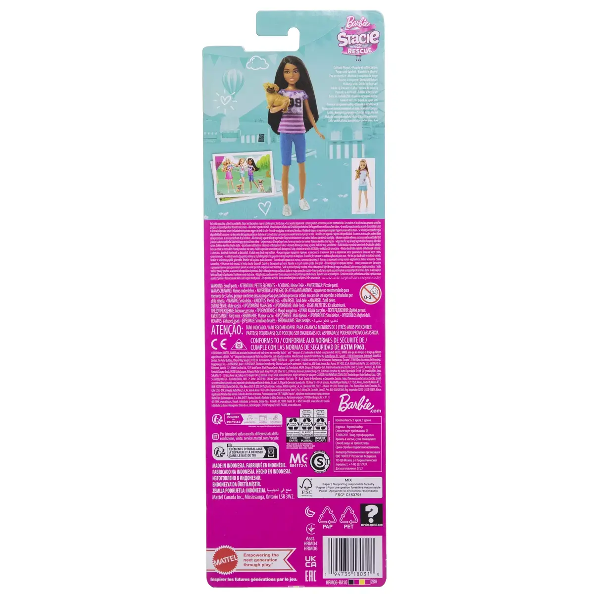 MATTEL Barbie & Stacie to the Rescue modes lelle 280 mm Photo 11