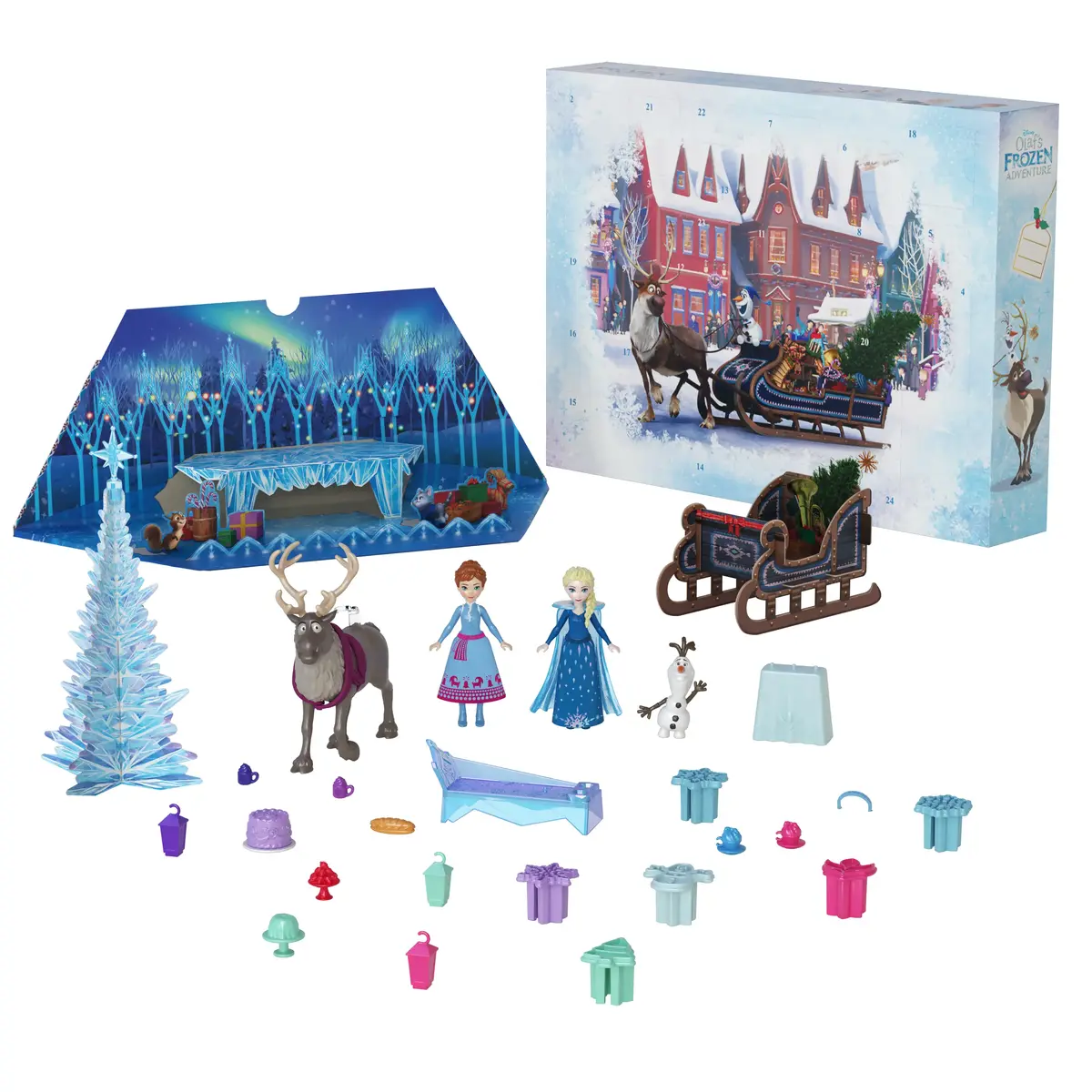 Adventes kalendārs Disney Frozen HWX20 Daudzkrāsains