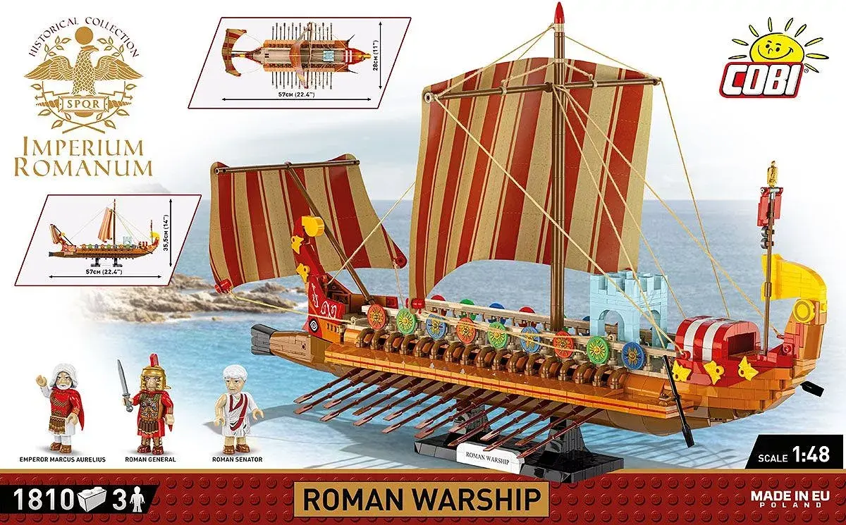 Building blocks COBI Roman Warship Photo 4