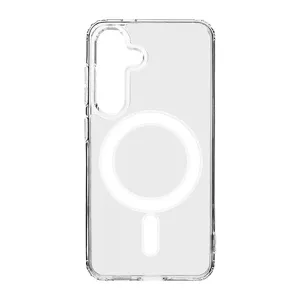 Mobile phone case ER Power Ice Snap for Samsung Galaxy S24 with MagSafe compatibility, clear