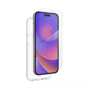 Mobile phone cover Zagg IFROGZ Defence Bundle Pack for Apple iPhone 14 Pro Max, 6.7", transparent