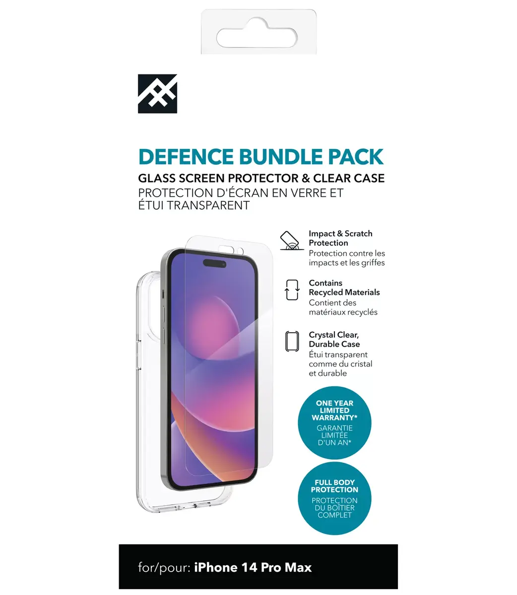 Zagg IFROGZ Defence Bundle Pack vāciņš iPhone 14 Pro Max Photo 3