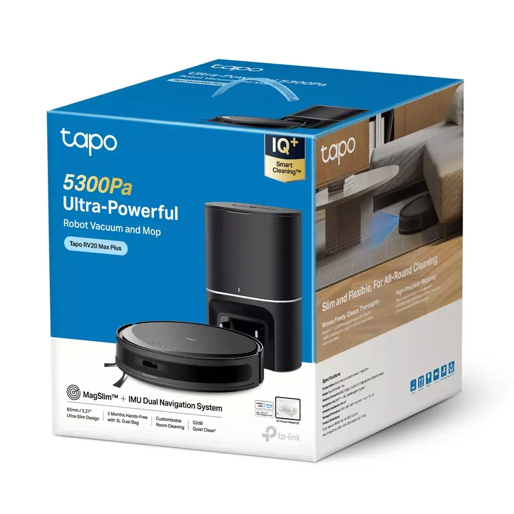 Robot Vacuum Cleaner TP-Link Tapo RV20 Max Plus Photo 7