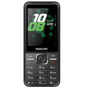 Maxcom Classic MM244 SE Feature Phone Black 2.8" 240 x 320 Pixels Dual SIM 2G Bluetooth FM Radio 1000 mAh