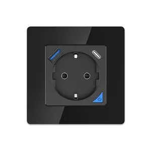 Wall socket set Extralink Smart Life Pro 230V with 1x USB-A and 1x USB-C