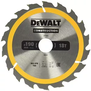 Circular saw blade DeWalt DT1943, 1 pc, compatible with DeWalt, replacement blade