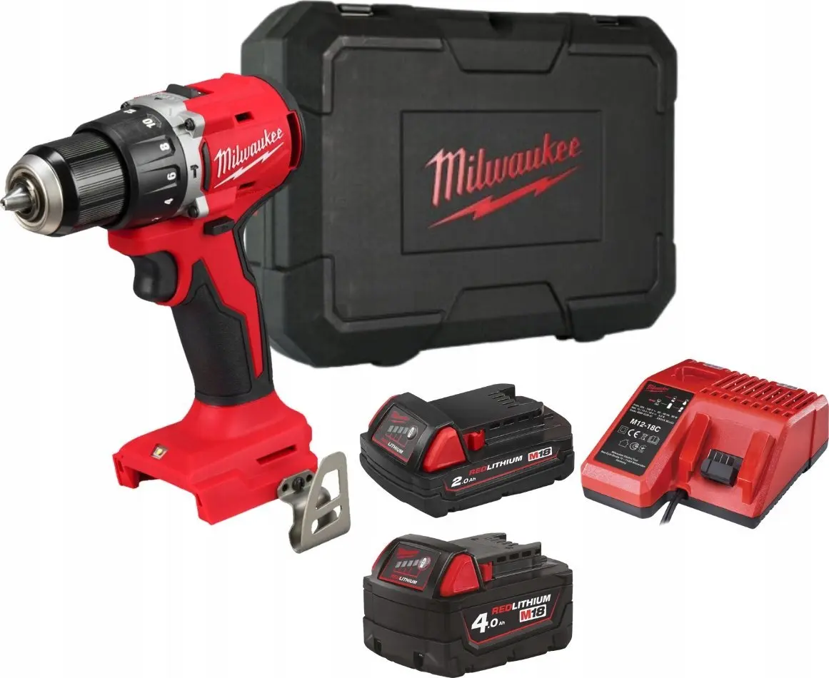 Milwaukee M18 BLPDRC-422C bezsuku triecienurbjmašīna-skrūvgriezis, 60