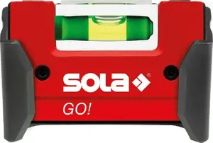 Spirit level SOLA SPIRIT LEVEL GO! CLIP by SOLA – compact pocket bubble level with clip