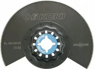 Hikoki Starlock MSD85SB wood & metal blade — Starlock fitting, model MSD85SB