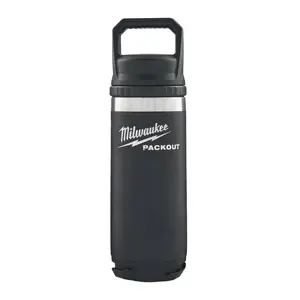 MILWAUKEE PACKOUT Thermal Bottle 532 ml Black