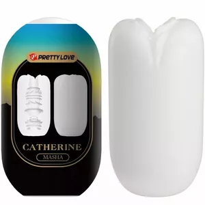 Masturbator Pretty Love Silicone White