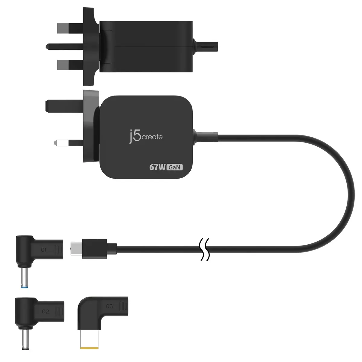 j5 create 67W GaN PD USB-C mini lādētājs JUP1565DCF3A-FN Photo 3
