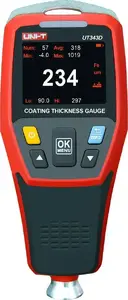 Paint thickness gauge Unit UT343D — handheld coating thickness meter, digital display