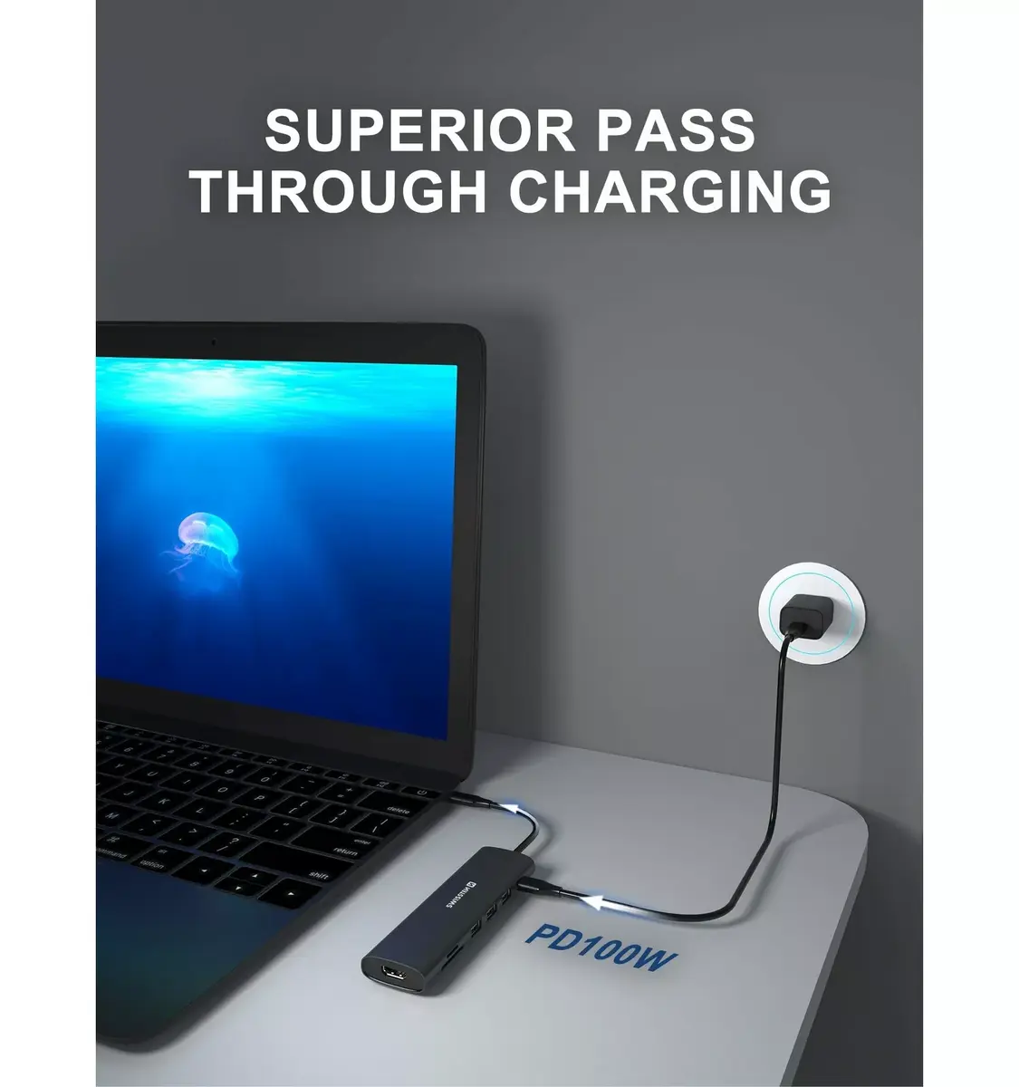 SWISSTEN USB-C док-станция 7 в 1 Photo 5