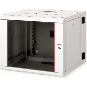 Wall mounted rack ROLINE Pro 9 U 600x600 WxD grey 50 kg capacity