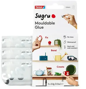 Līmes pasta Tesa Sugru vispārējai lietošanai, 3 gab., balta