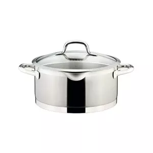 Cookware pot Tescoma PRESIDENT 25 cm 5 L with glass lid, stainless steel 18/10, induction-ready