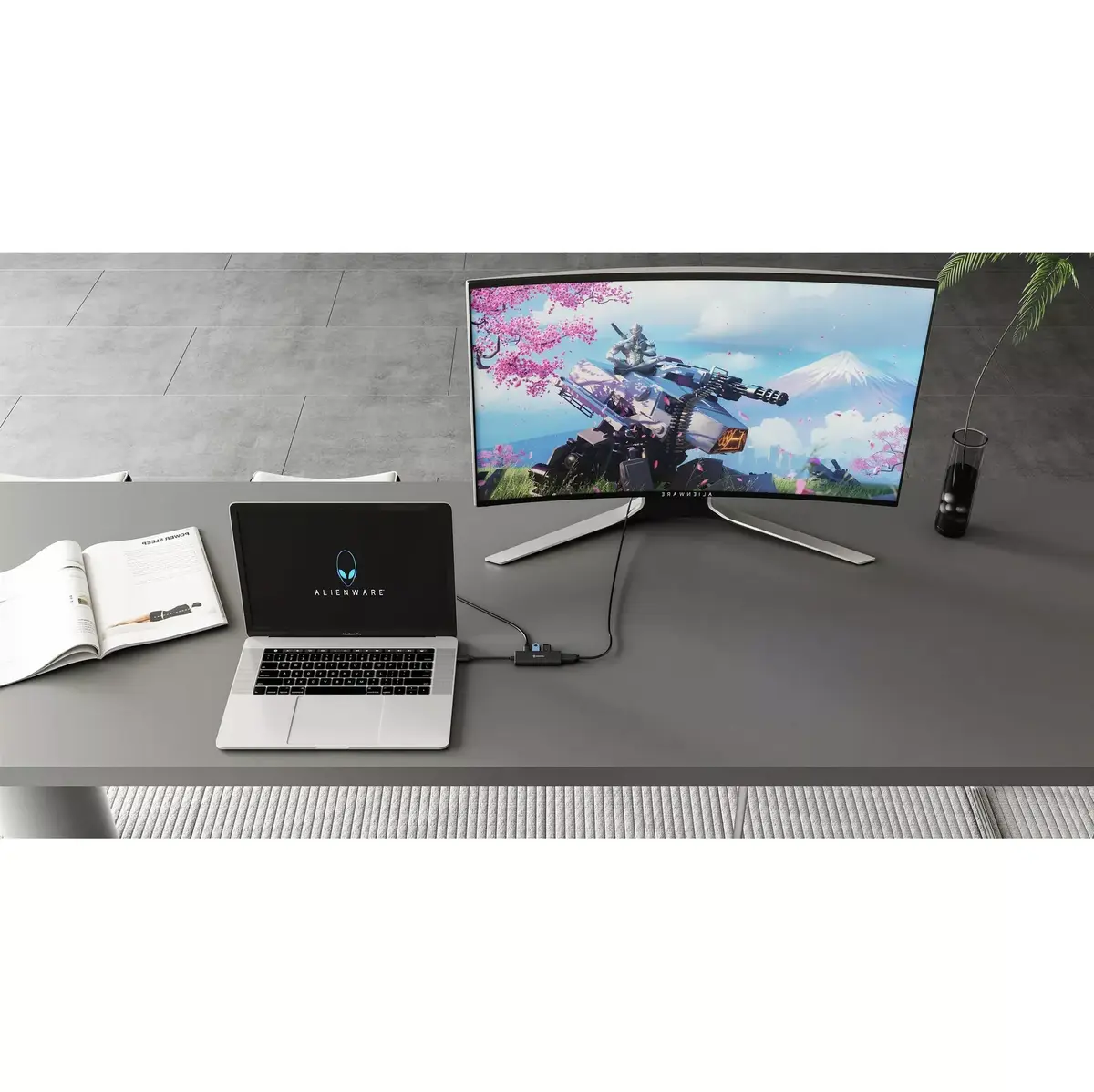 SWISSTEN USB-C hubs 4in1 100W HDMI 4K Photo 6