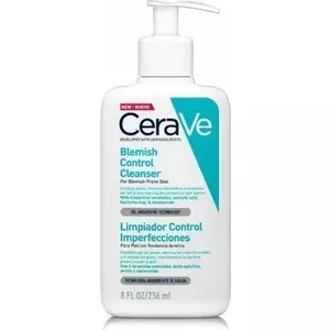 Sejas tīrīšanas līdzeklis CeraVe Blemish Control 236 ml — putojošs līdzeklis problemātiskai ādai, ar salicilskābi un keramīdiem
