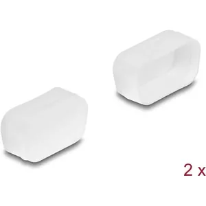DeLOCK Dust cover for D-Sub 9 D-Sub 15 VGA male 2 pieces transparent