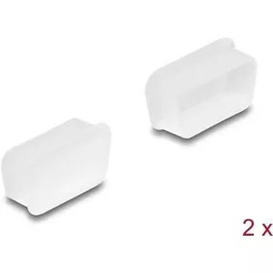 DeLOCK 67121 port dust cover 2 pc(s) VGA Transparent PVC