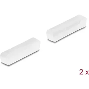 DeLOCK Dust cover for D-Sub 25 female 2 pieces transparent