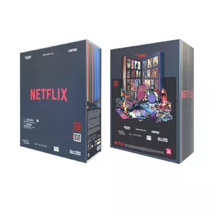 YuMe Toys YuMe Netflix Dāvanu Kaste Grāmatas Forma Brīvi stāvoša Daudzkrāsaina