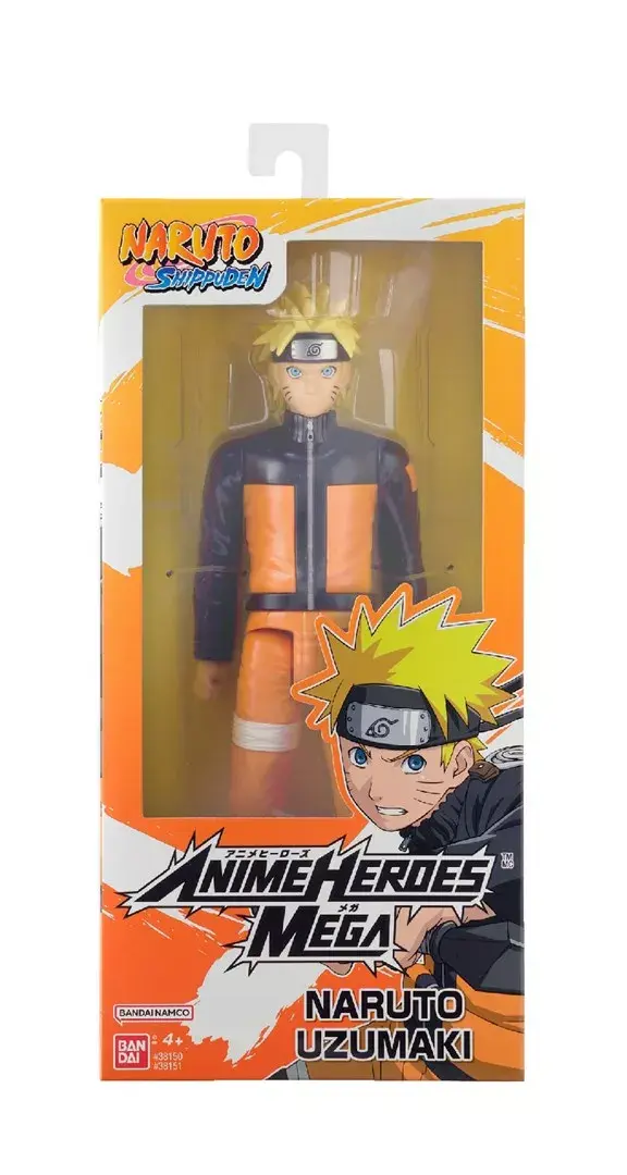 Bandai Anime Heroes Mega Naruto Uzumaki Naruto Action Figure Photo 3