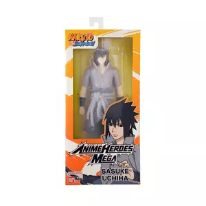 Collectible action figure Bandai ANIME HEROES MEGA Naruto – Uchiha Sasuke, articulated character figure