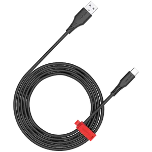 Кабель USB-A — USB-C CANYON AC18SC 18W 1,2 м — черный