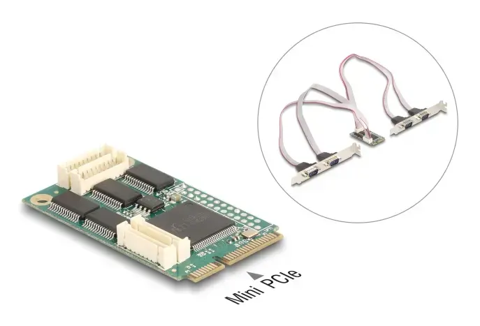 DELOCK 95278 Internal RS-232 Mini PCIe card Photo 4