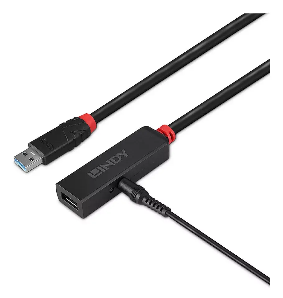 USB 3.0 Active Extension Slim Lindy 3m Photo 3
