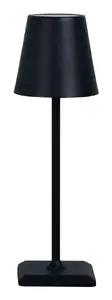 Techly I-LED LAMP-BK беспроводная настольная лампа с LED мощностью 3 Вт, черным корпусом, сенсорным управлением и аккумулятором