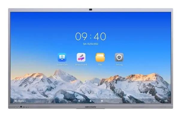 Interaktīvais plakanais panelis Hikvision DS-D5C86RB/B, 86&quot