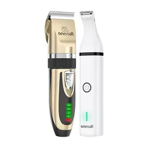Pet clippers Oneisall X2 N5 cordless rechargeable grooming kit with replacement blades