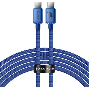USB-C to USB-C Cable Baseus 2 m — Blue