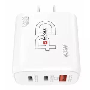 Power charger SKROSS SKCH001265WPDUSCN 65W PD GaN USB-C white