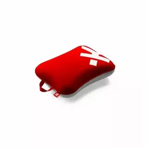 Travel pillow SKROSS MINI Red - compact inflatable travel neck pillow, lightweight portable comfort