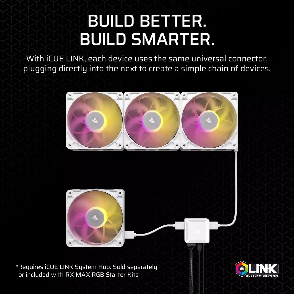 Вентилятор Corsair iCUE LINK RX140 MAX RGB Photo 6