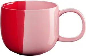Krūze Asa Selection Joy Strawberry Smoothie 400 ml — keramikas ar rokturi, 0,4 l
