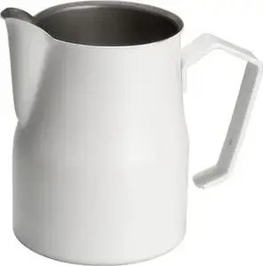 Milk Pitcher MOTTA Europa White 350 ml — stainless steel frothing jug