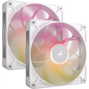 Ventilators Corsair iCUE LINK RX140 MAX RGB 14 cm Balts 2 gab 300-1600 apgr./min