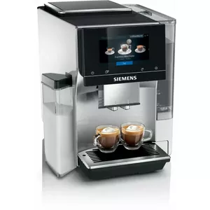 Pilnībā automātiska kafijas automašīna Siemens EQ700 TQ715R03, 1.7 l, 19 bar, keramikas dzirnaviņas, 320 g pupiņu trauks, TFT ekrāns, piena putotājs, 6 malumu iestatījumi